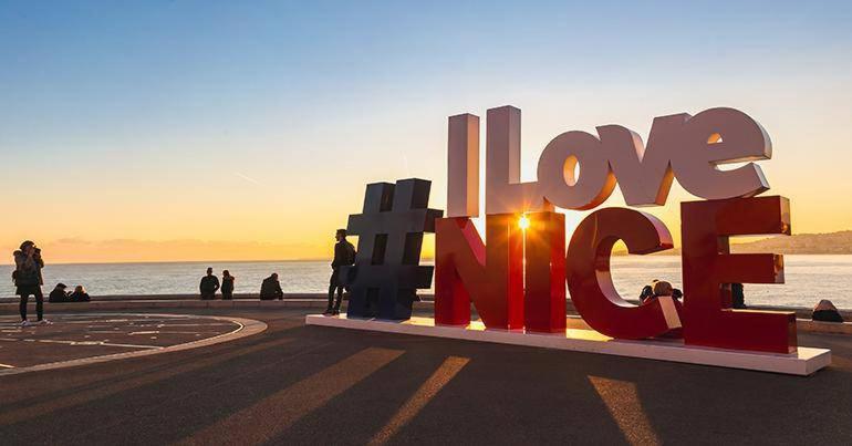 Appartamento La Lanterne Nizza Esterno foto
